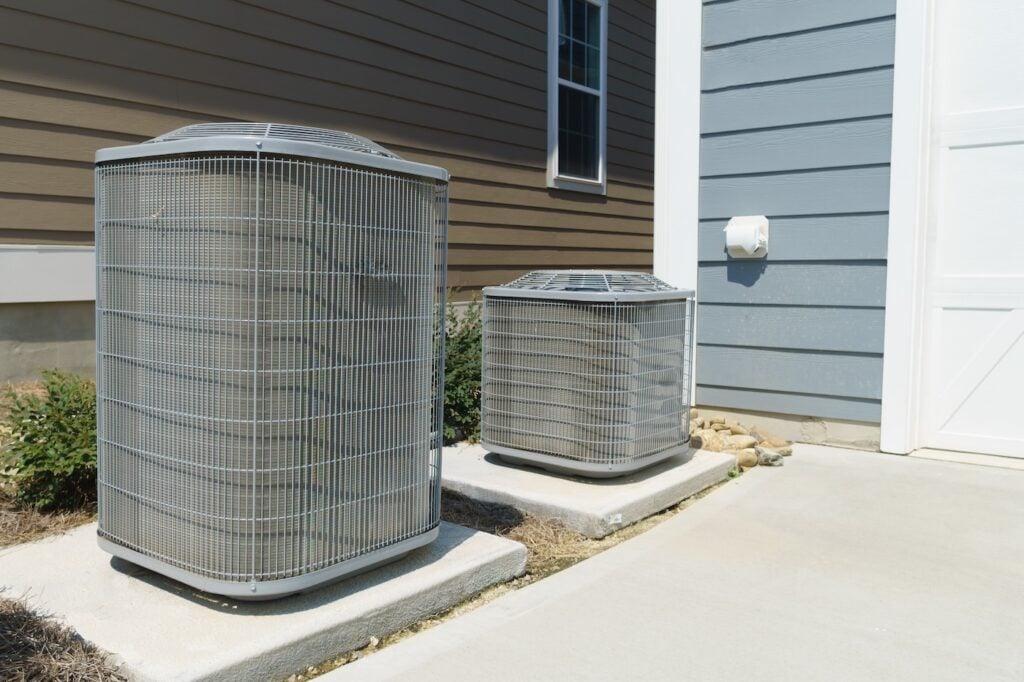 Residential air conditioner compressor units