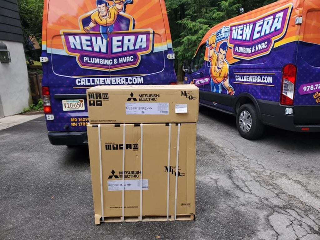 New Era trucks with heat pump