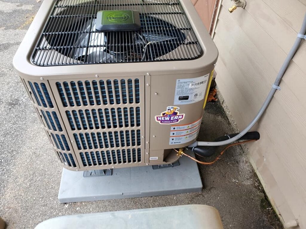 Heat pump serviced by new era