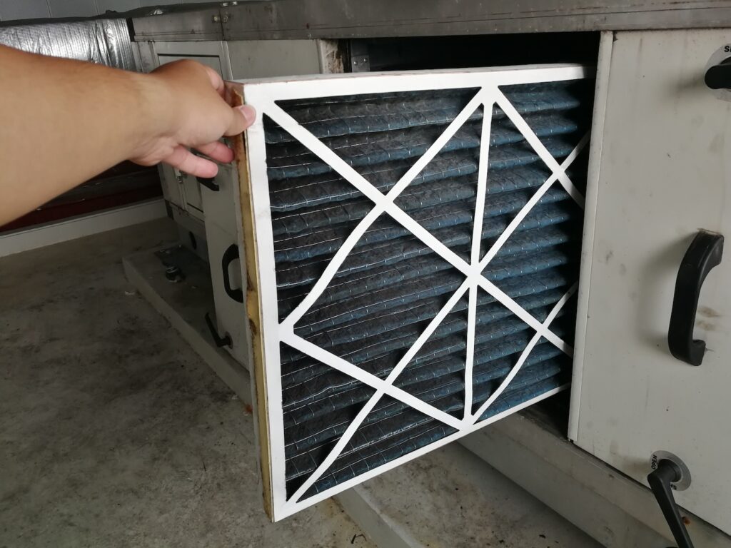 old furnace filter