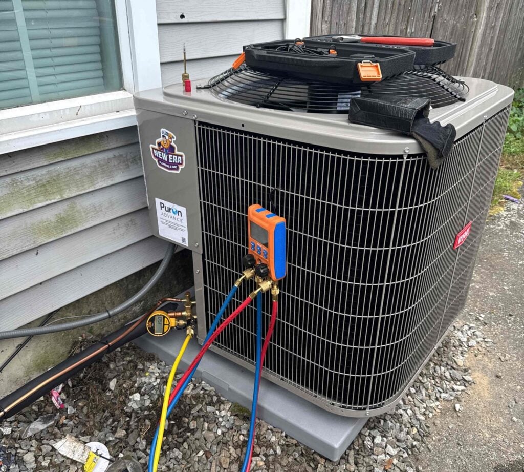 AC maintenance by New Era Plumbing