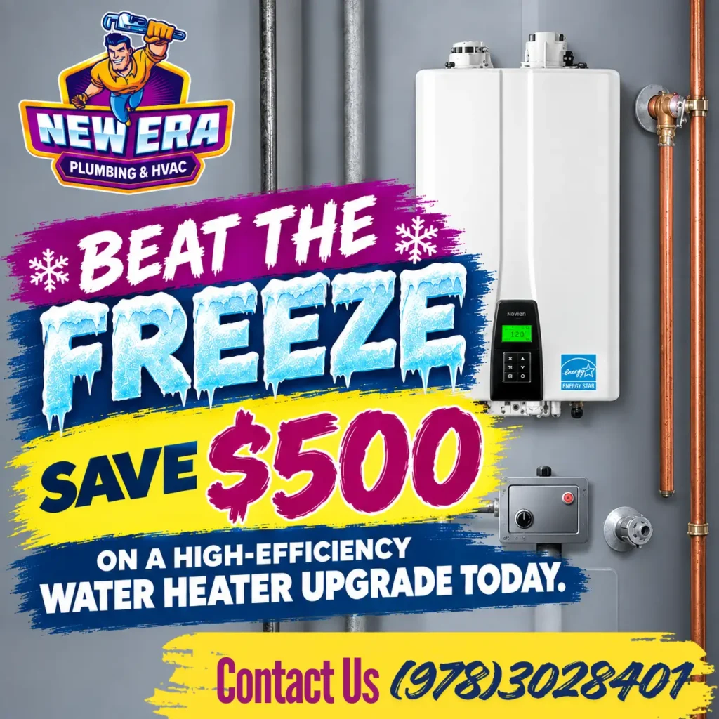 $500 on a High-Efficiency Water Heater Upgrade